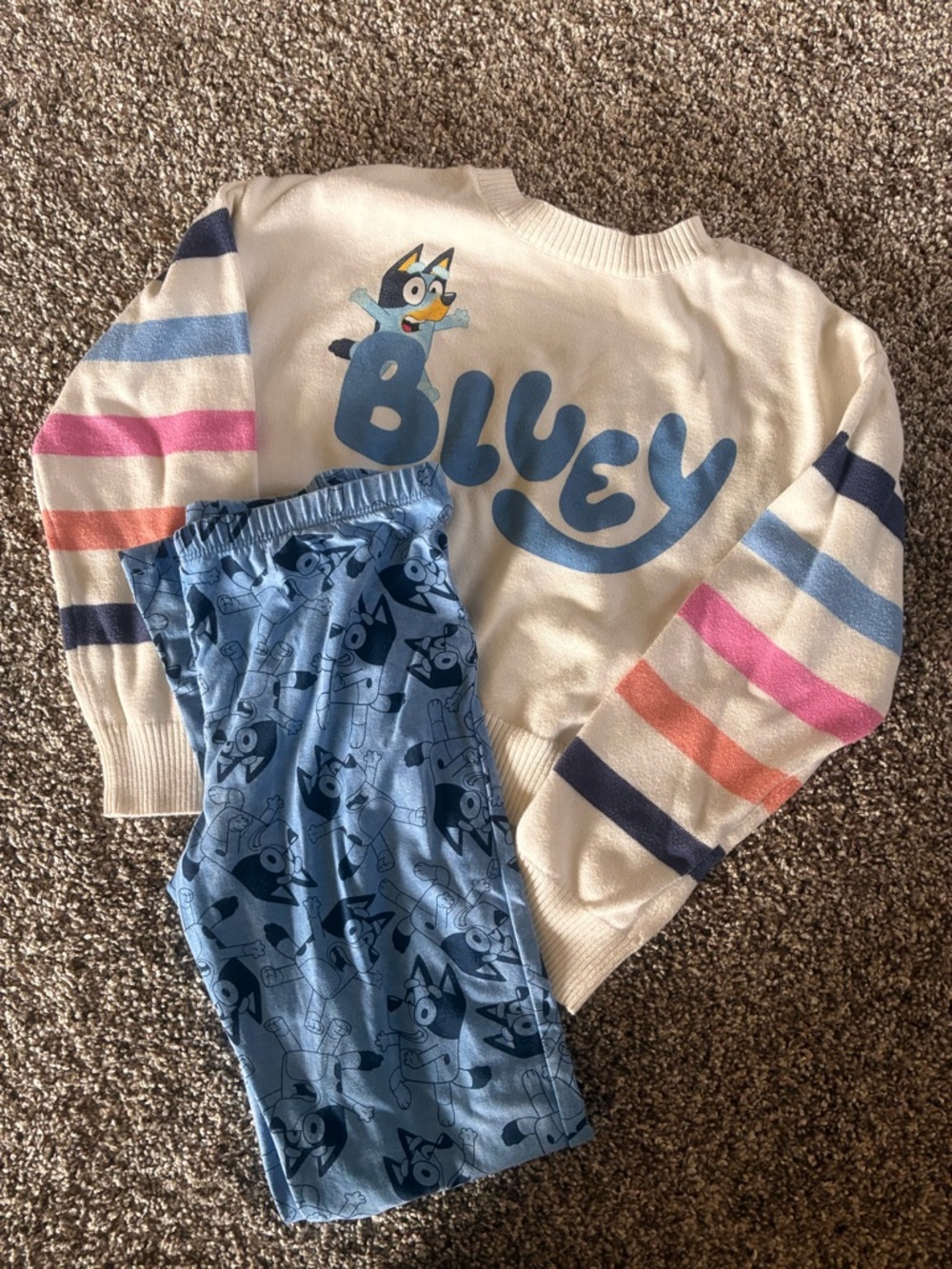 Bluey girls size 7/8 set